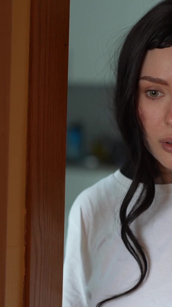 Сестра притворилась секс куклой, она не знала, что я трахаю эту куклу в задницу. Анальный кремпай | Клип 1