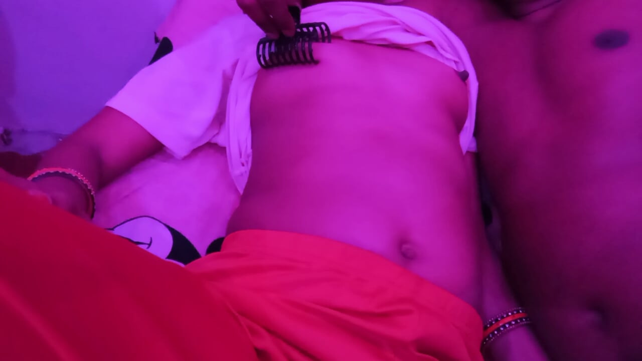 Hot indian desi girl step sister shear in bedroom