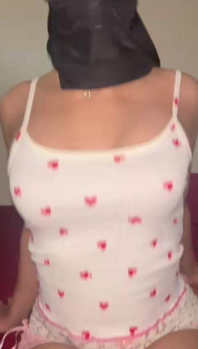 Arab hijab slut teases with her bouncy tits  solo muslim girl grabs her perfect boobs
