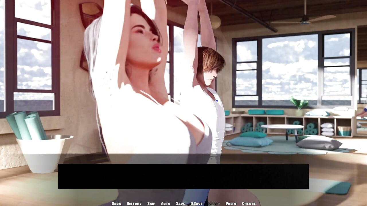Alfred Doing Yoga With Latina Stepmom Turns His Cock Hard