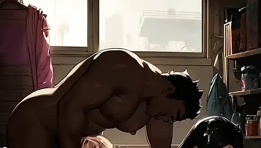 Korean Stepdaughter & Black Stepdad