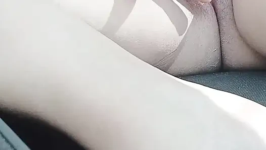 Fingering sexy Curlisita in the car (Tight pussy POV)
