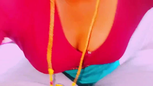 Big Boobs Sexy Saree Bhabi with Husbend's Stepbrother Hardcore Fucking. Telugu Dirty Talks.