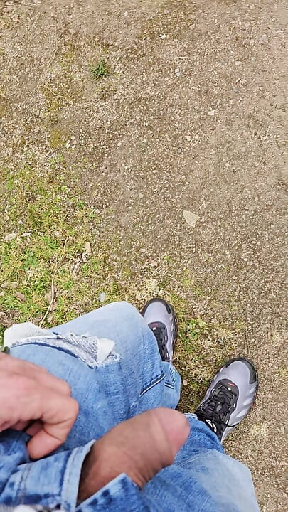 and eager to show off in the park