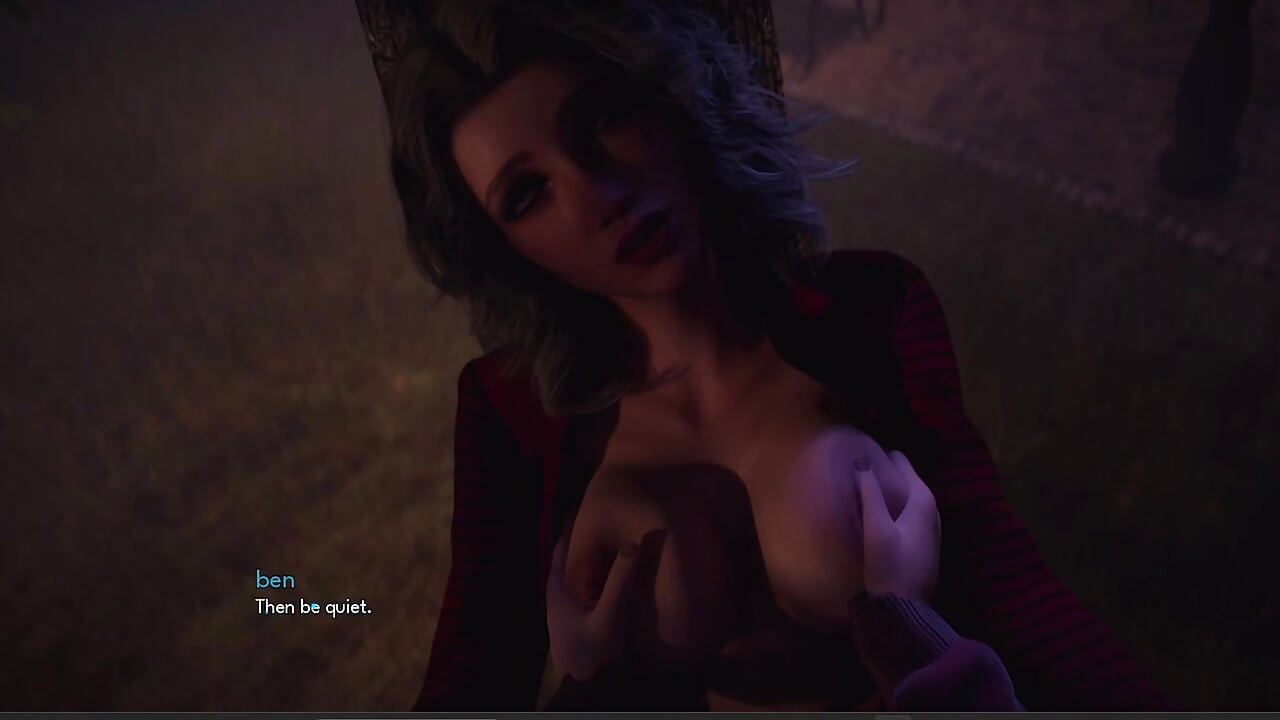 They both expressed their beautiful love at night. gameplay