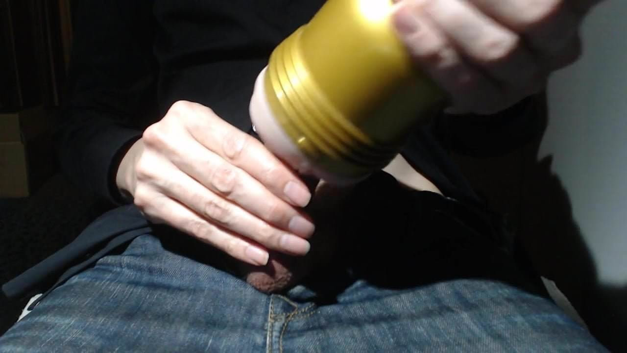 Playing with my Fleshlight