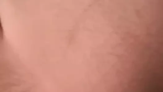 Teen jerking with nipple clamps