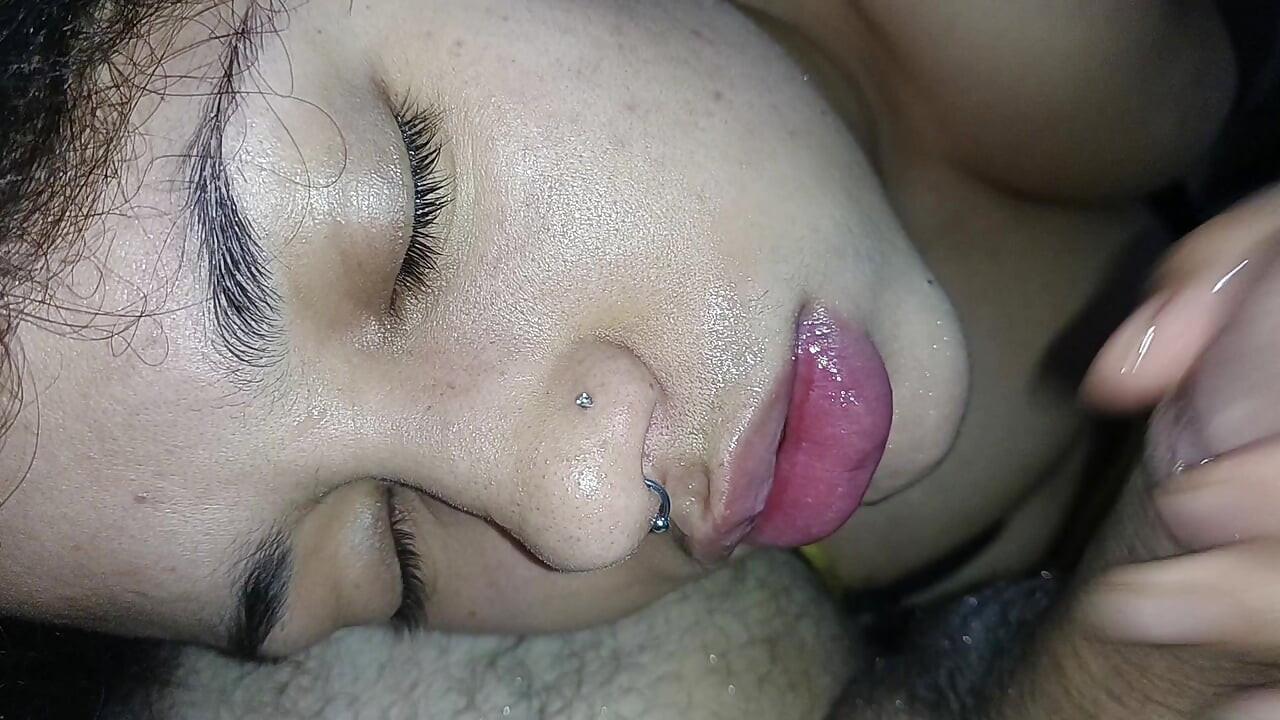 THE MOST BEAUTIFUL PINK LIPS, CUCKOLD LOVES TO RUN HIS COCK ON THEM