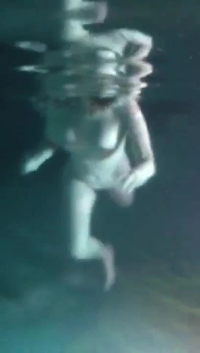 under water