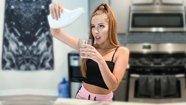 StayHomePOV - Pretty Babe Swallows Her BF's Cum - Full Movie