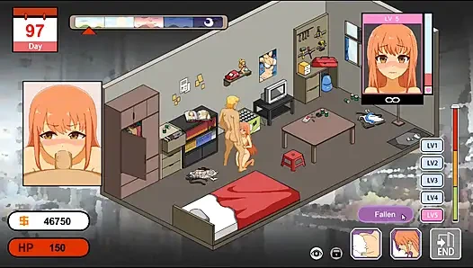 Hentai-spiel - handwerker-legende - college-mädchen h-szenen