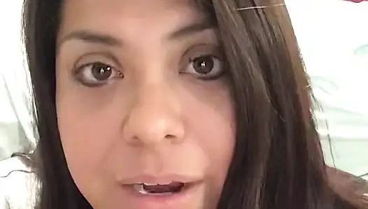 Horny Spanish BBW Slut on her knees pleads for attention from BBC Owner