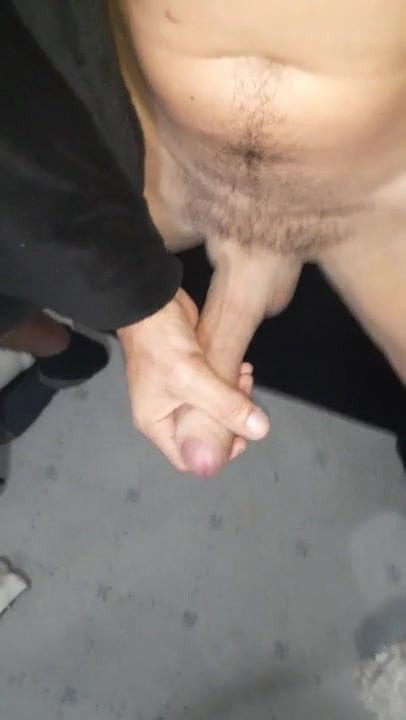 Playing with my rock hard horny cock on kik