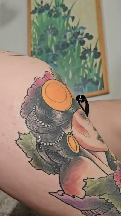 Deep Throat and Creampie to Tattooed Big Ass Slut | Clip 2