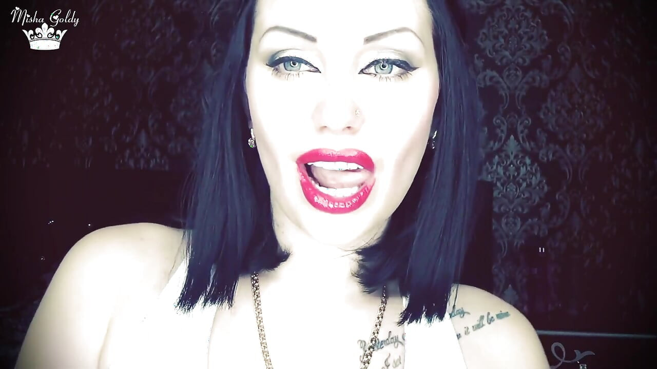 My red kisses make you cum on my face in clip! But this will never happen in real life sissy boy!