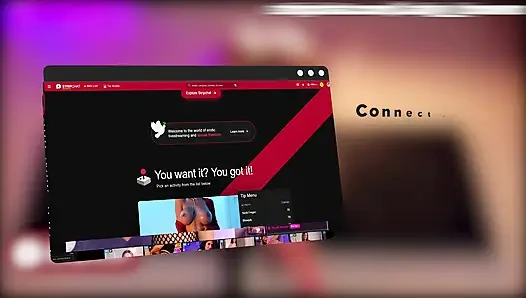 Красотка-латина в очках с большими сиськами делает минет с глубоким заглотом, двойной дилдо - Ladyy_Brownn