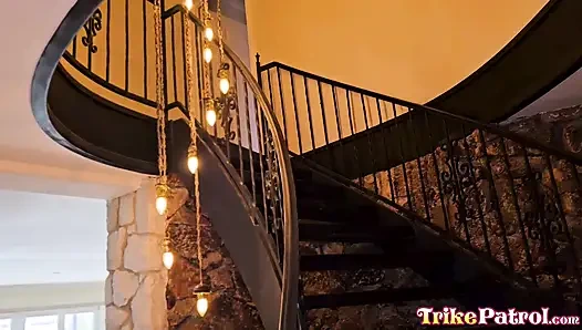 TrikePatrol Big Tit Asian MILF Enjoys Intense Workout Sex