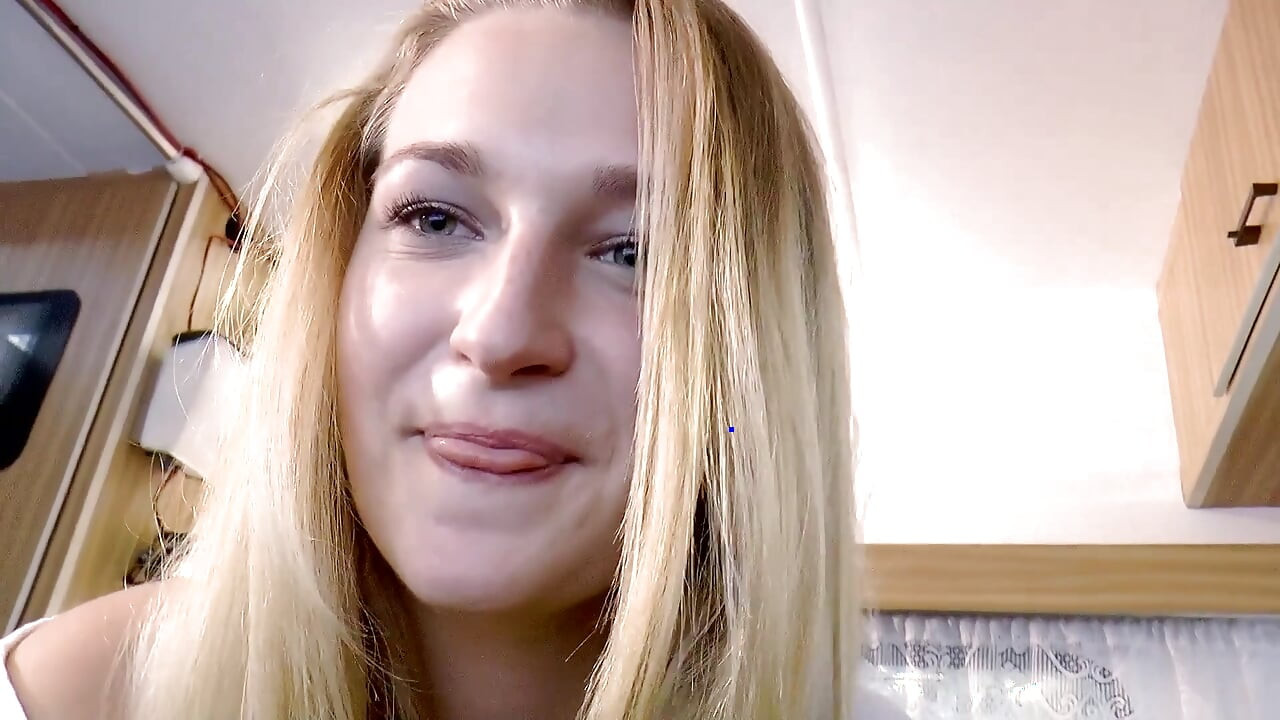 Hot German blonde takes a ride on huge dick