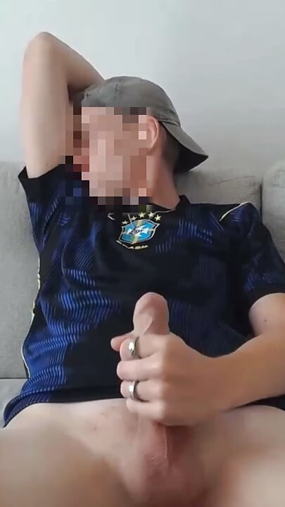 Horny Bro Caught Jerking after Soccer Practice