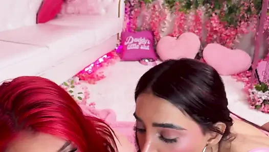 Pink room ep.33: si cewek nakal latina yang lagi sange berat zoey dan jessica suka banget sama kontol