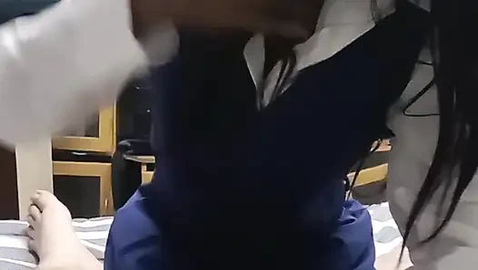 Hot 18 year school black black slut stepdaughter sucks daddies white cock