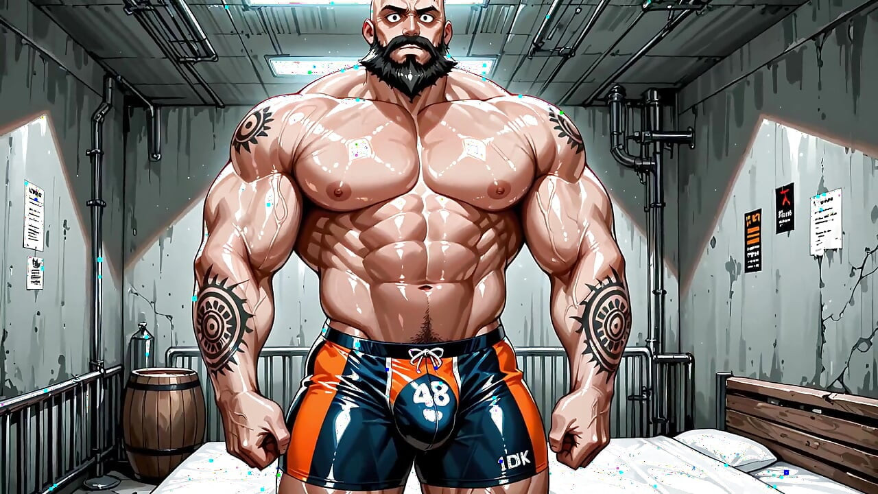 منظمة العفو الدولية مثلي الجنس الرجال العضلات مع انتفاخات كبيرة