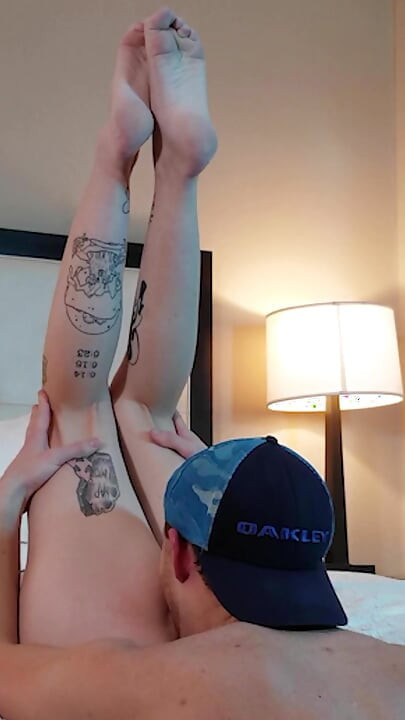 Eating Petite Tatted Teen's Pussy - Compilation 1