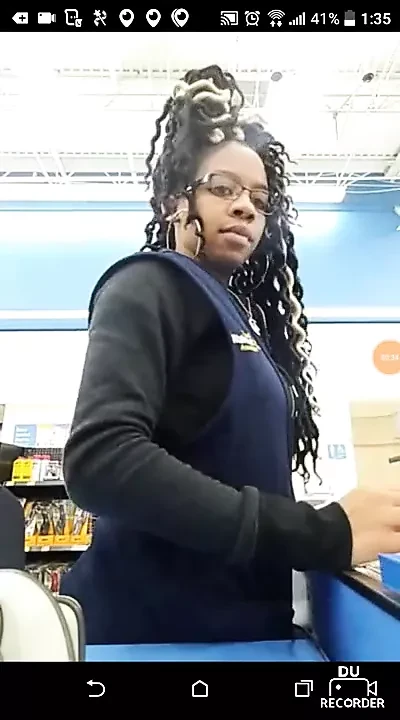 big booty cashier at Walmart