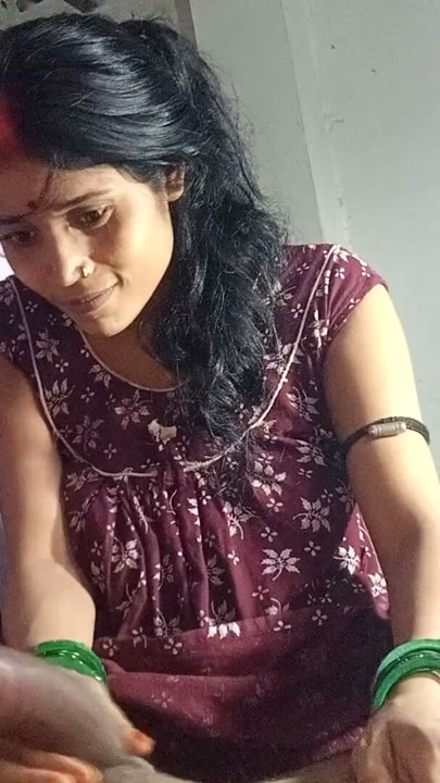 Rinki Bhabhi sucked her own dick and then inserted her dick in her pussy, Hindi story of great fucking | Clip 1