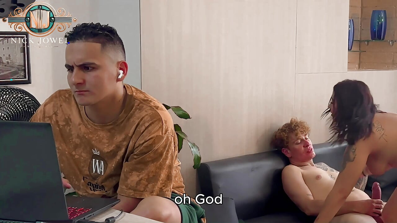 I Fuck My Friend's Wife While He Works on the Computer