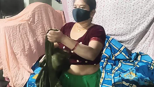 Bhabhi extinguished thirst from fake cock