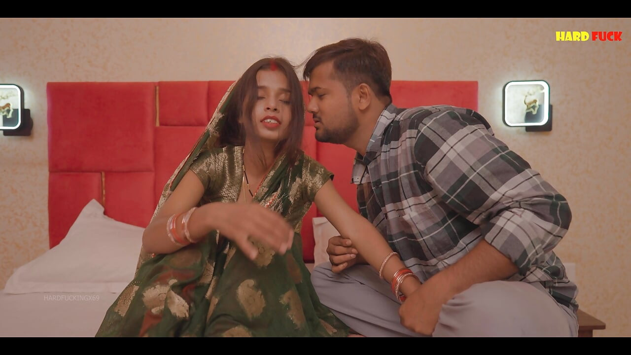Husband makes video of his first night sex in saree Haradfucking Beautiful Wife in Hindi Audio