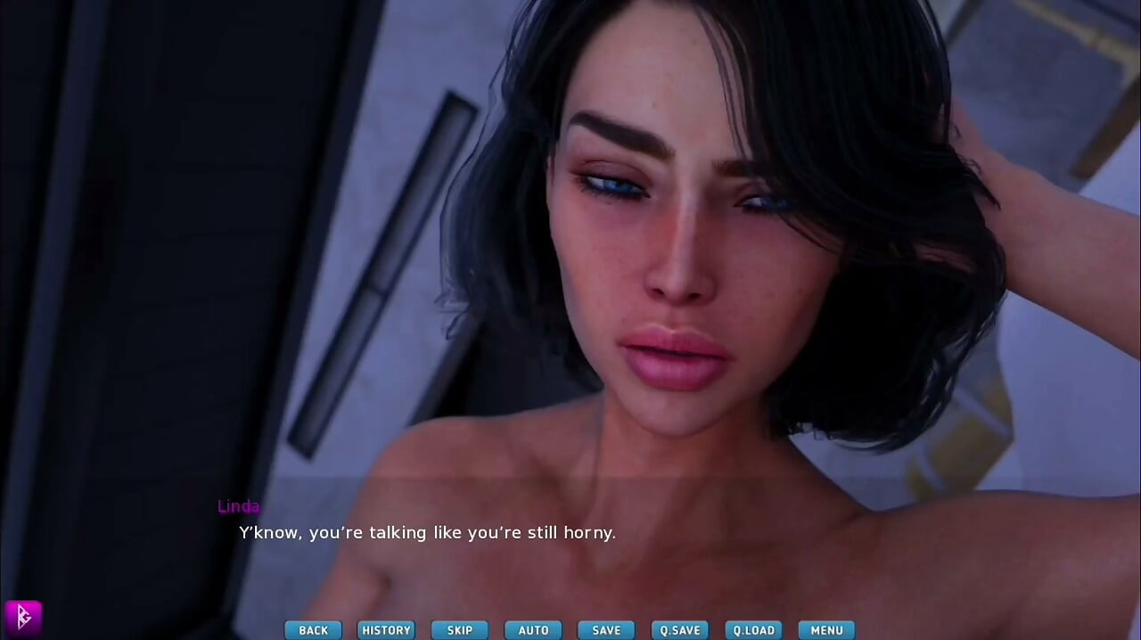 Lady with big boobs and big ass finally fucks her crush - gameplay part 5