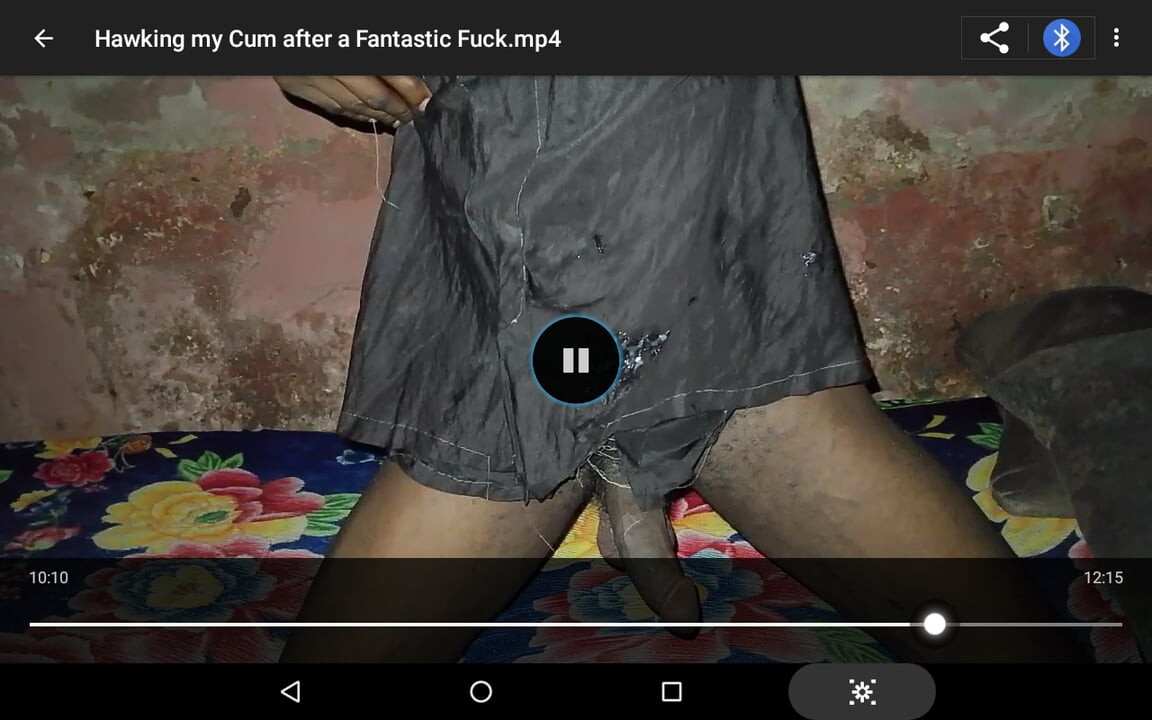 Hawking my Cum after a Fantastic Fuck here in a Rustic Room of Pleasure