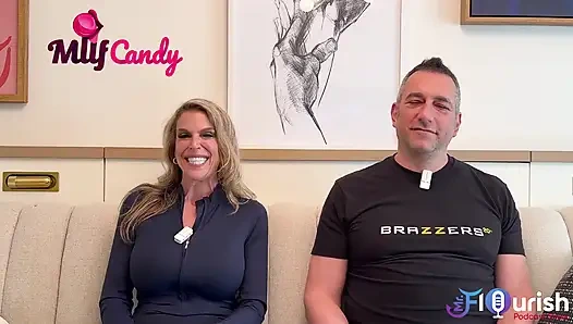 Milfcandy podcast diselenggarakan oleh mrflourish sama tamunya chloe dahl dan lucky steve