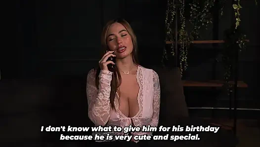 Interracial Sex! - BBC Stepdad Receives the Best Birthday Gift from His Busty Stepdaughter