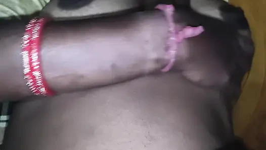 The boy looked up at the girl's pussy with her clothes up