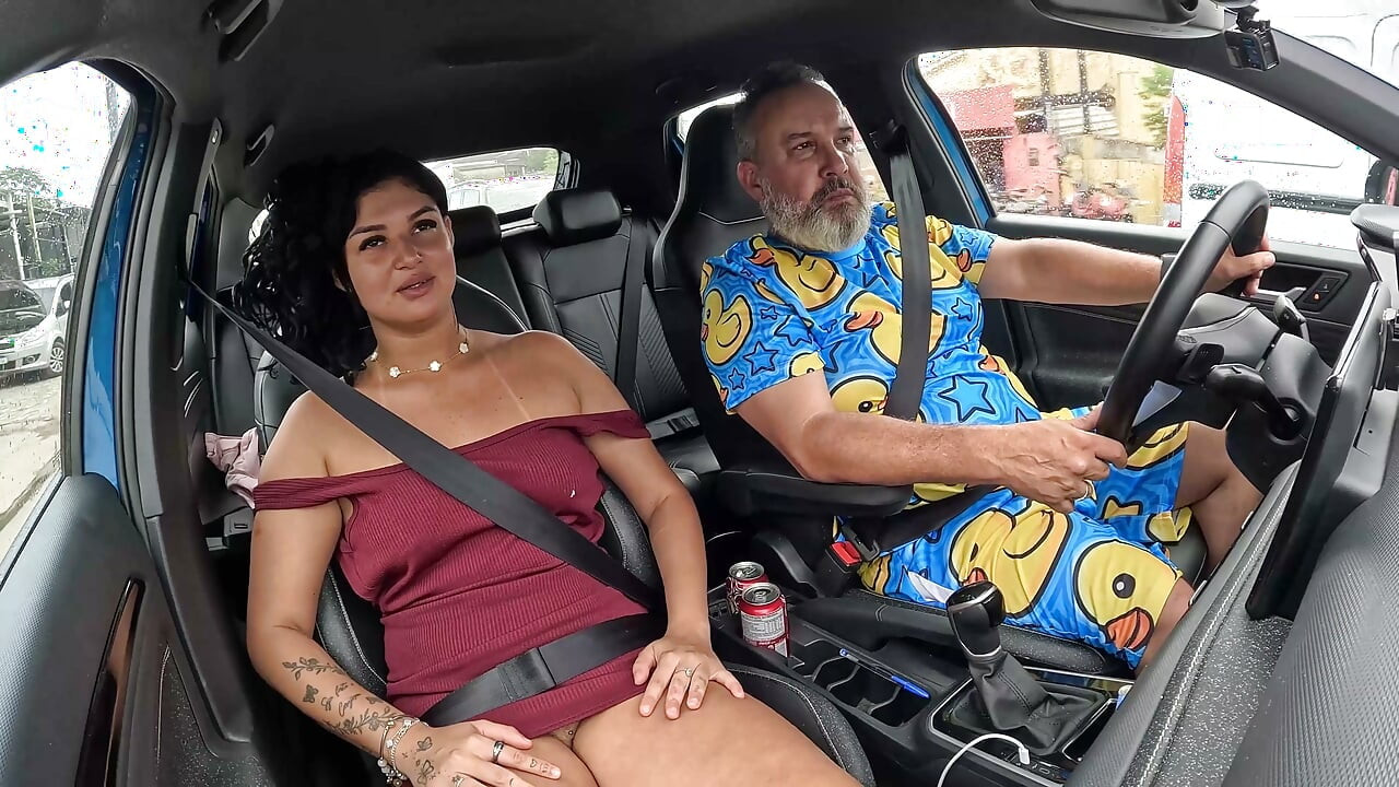 Naughty Little Caah Hitched a Ride in Recife and Let Her Tight Little Ass Get Used at Olinda Beach
