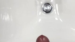 Viejo video cum en el lavabo de la habitación del hotel (2019)