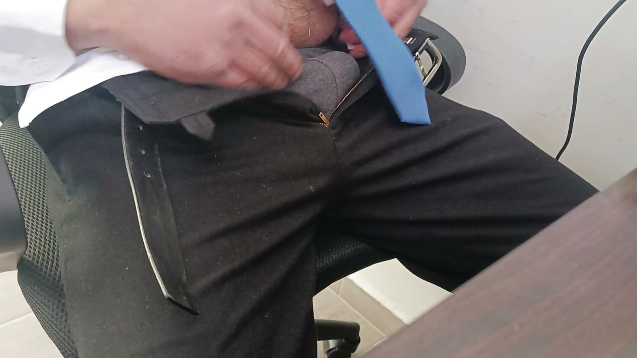 Masturbating in the office