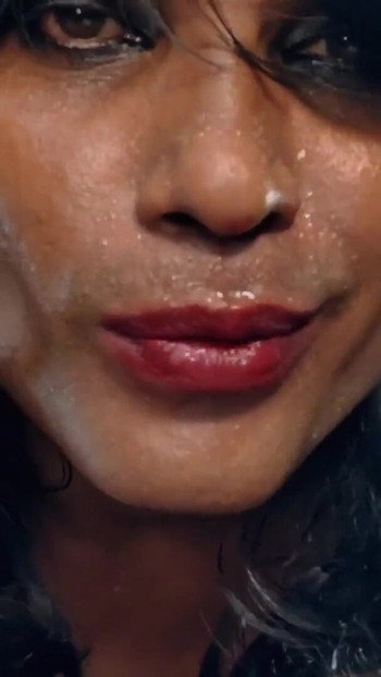 Key moment from "Ashwini crossdresser big cock cumshot"