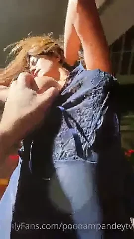 Indian pornstar Ponaam Pandey sucks and fucks her Bf