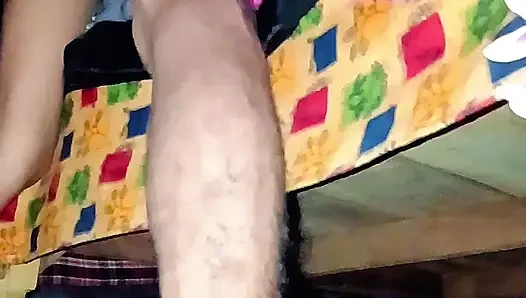 Fingering friend's wife's pussy, hardcore fucking in different missionar...