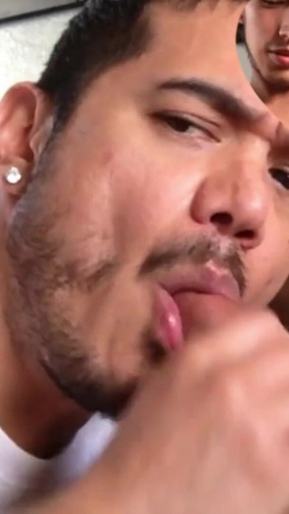 Close-up of deep throat with a gorgeous Latino! | Clip 2