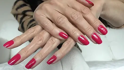 Rote fingernägel WICHsanleitung teil 1, Präsentiert von Lady victoria Valente