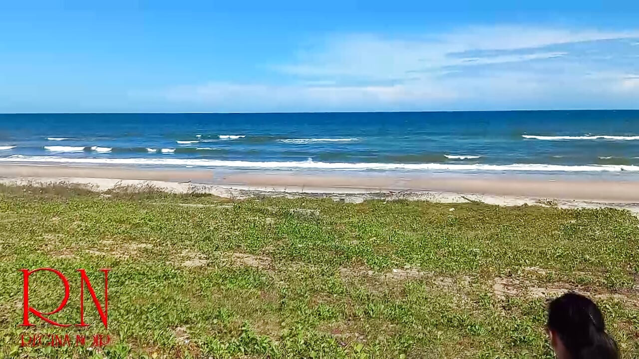 Nude beach. Watching at a public beach 318