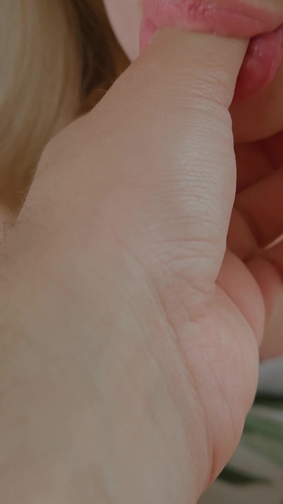 Huge wife with big tits plays with her husband. He loves my thighs and breasts
