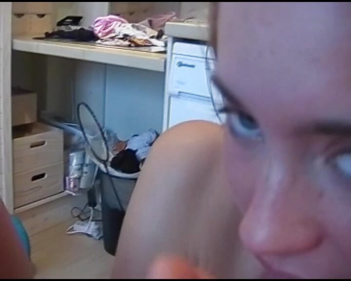 Mega hot German teen dolls sharing dildo and dick in threesome