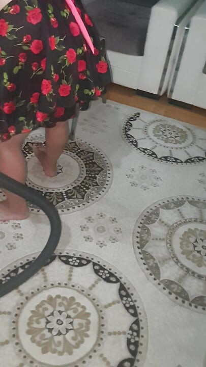 We're having a secret affair with the cleaning lady.