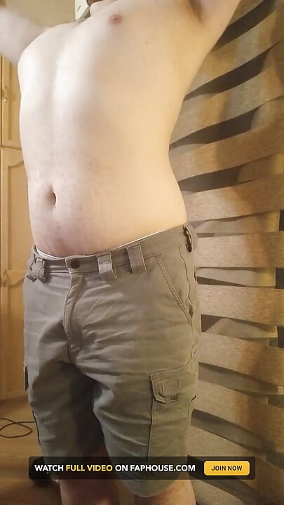 Muscular Stud Lifts Weights and Teases